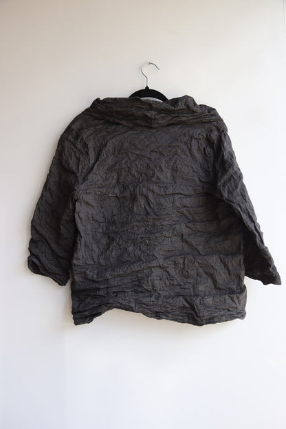 Porto Grey Cowl Neck Top