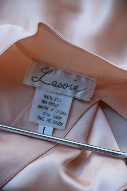 Lasoie Pink Silk Top