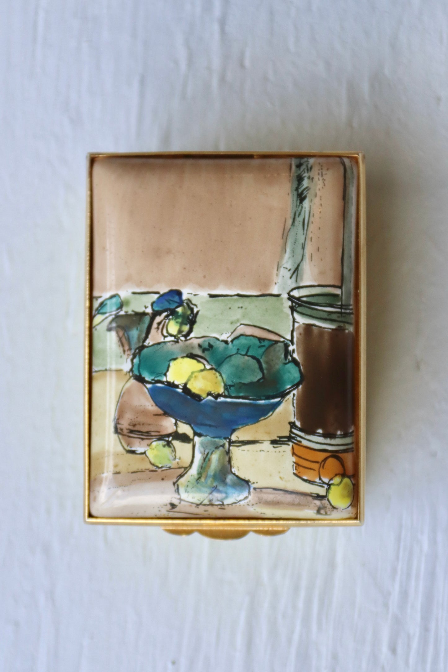 Fruit Bowl Enamel Box