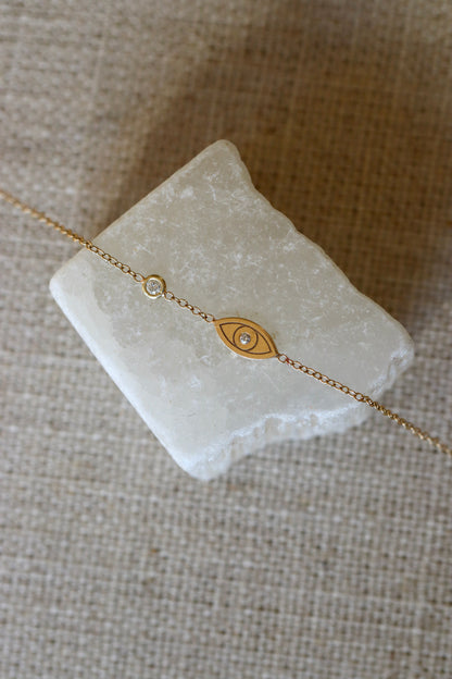 Zoe Chicco Evil Eye Bracelet