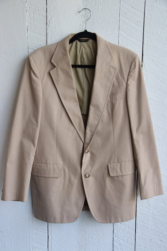 Haspel Men's Tan Two Piece Suit