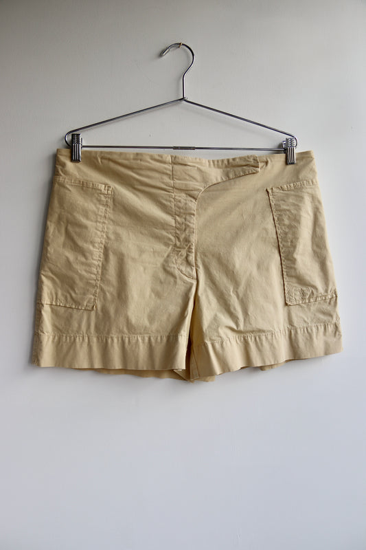 Ganni Tan Shorts