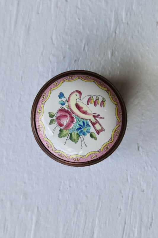 Halcyon Days Bird Enamel Box
