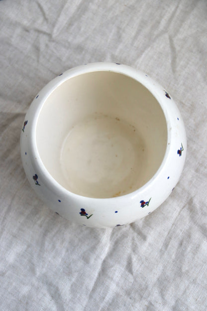 Hand Painted Flowers Ceramic Bowl