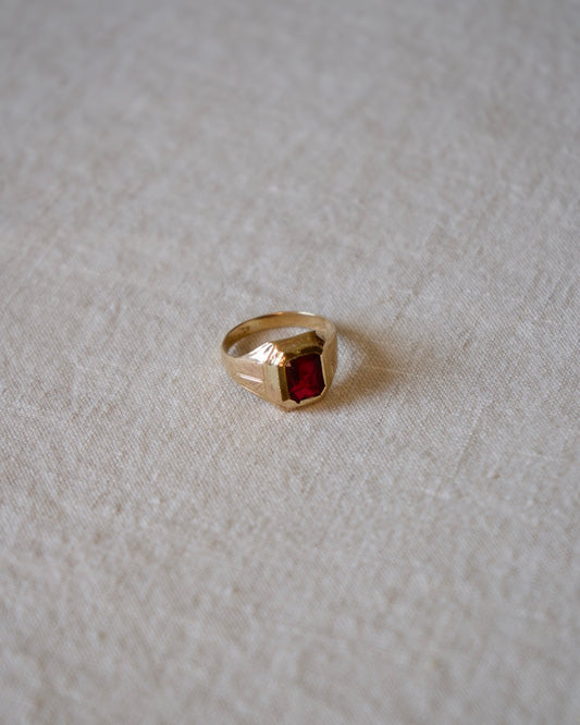 Vintage 10K Ruby Ring