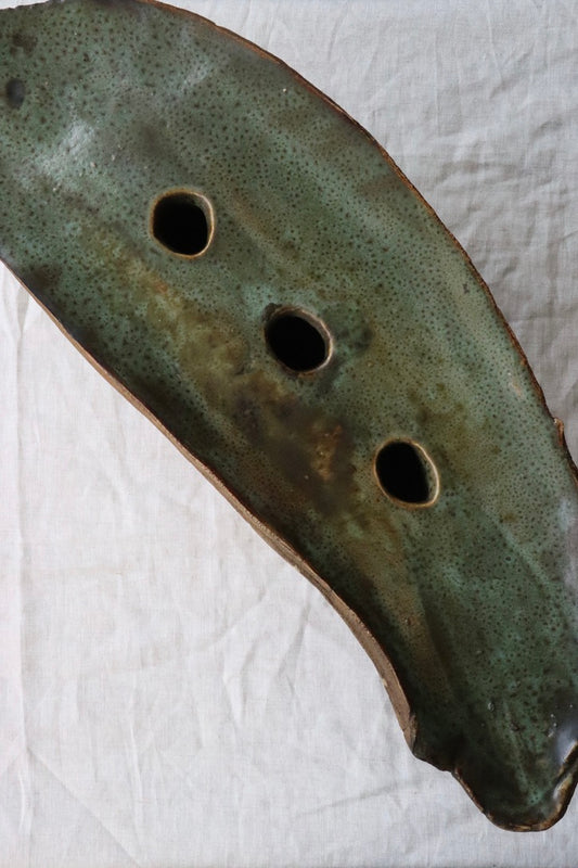 Ceramic Flat Top Vase