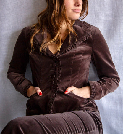 Doncaster Brown Jacket and Pant Set