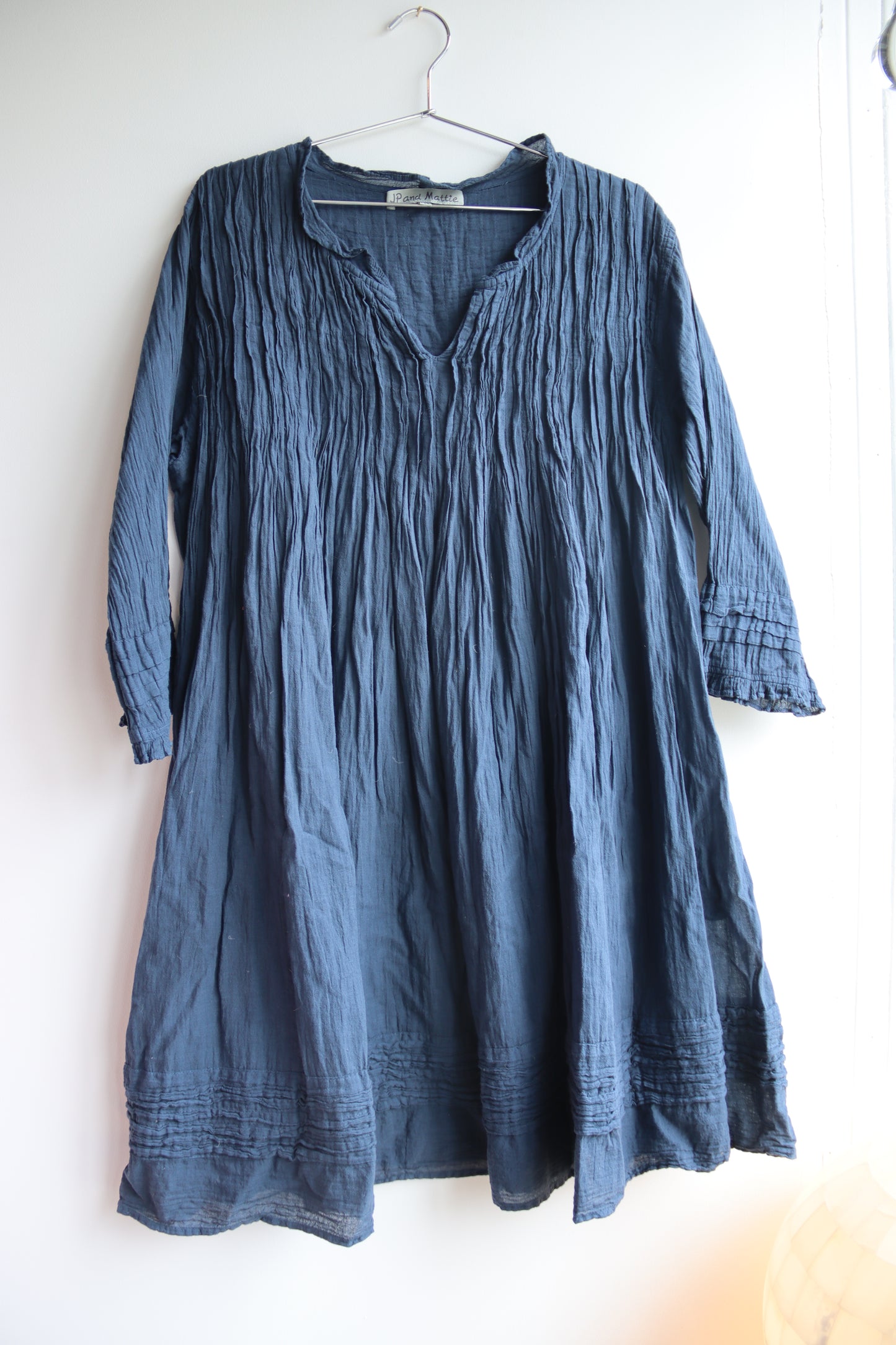 JP and Mattie Blue Tunic