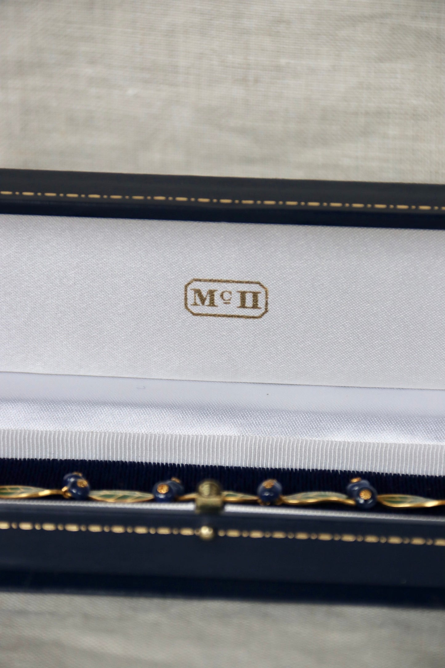 T.W. McClelland Sapphire Blueberry Bracelet - 18K Gold