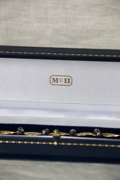 T.W. McClelland Sapphire Blueberry Bracelet - 18K Gold