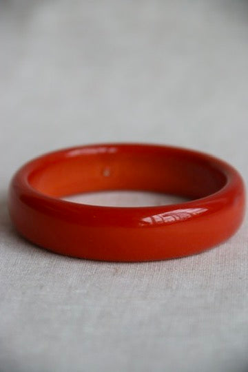 Red Lucite Bangle