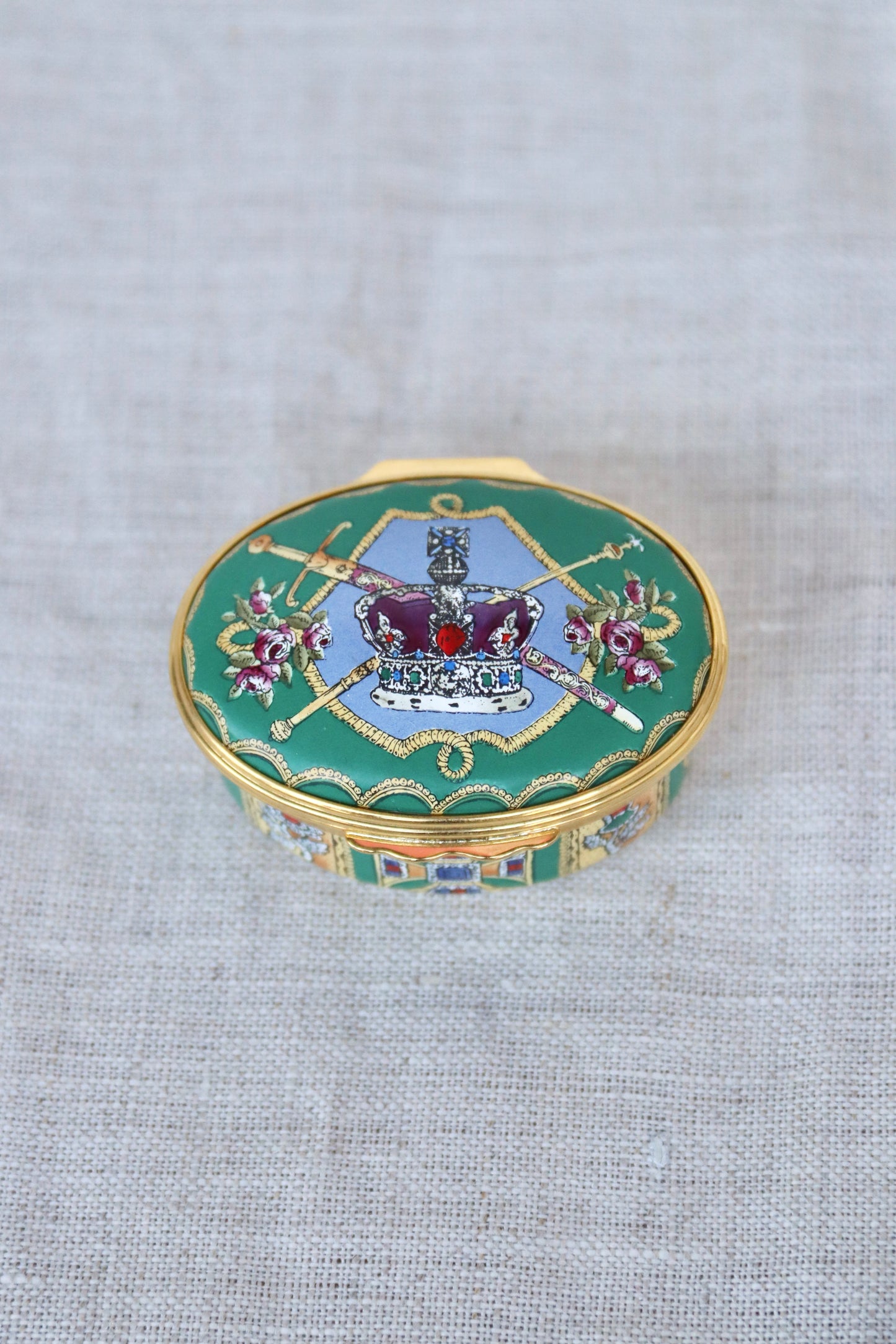 Crown Enamel Box