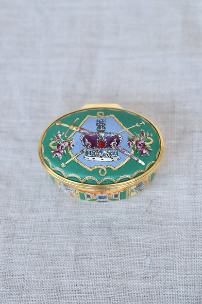 Crown Enamel Box