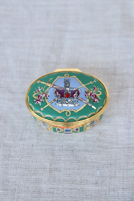 Crown Enamel Box