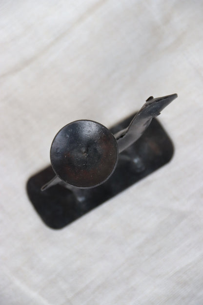 vintage Indian handcrafted metal camel or dromedary candle holder