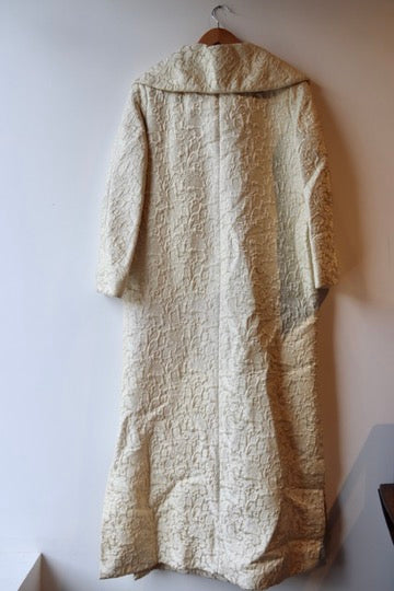 Stanley Korshak brocade evening coat