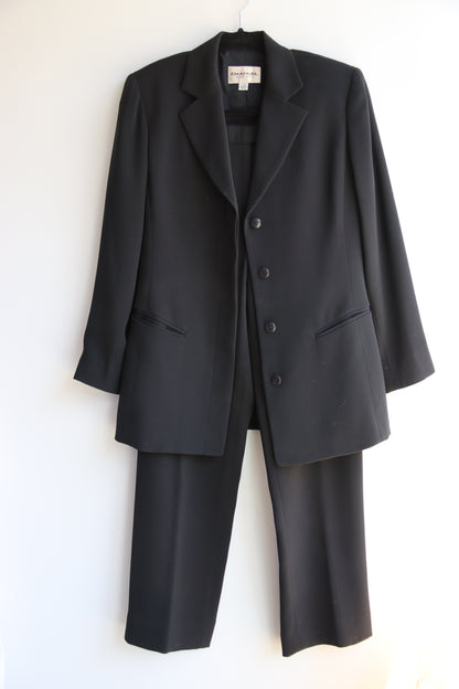 Emanuel Ungaro Black Pant Suit Set