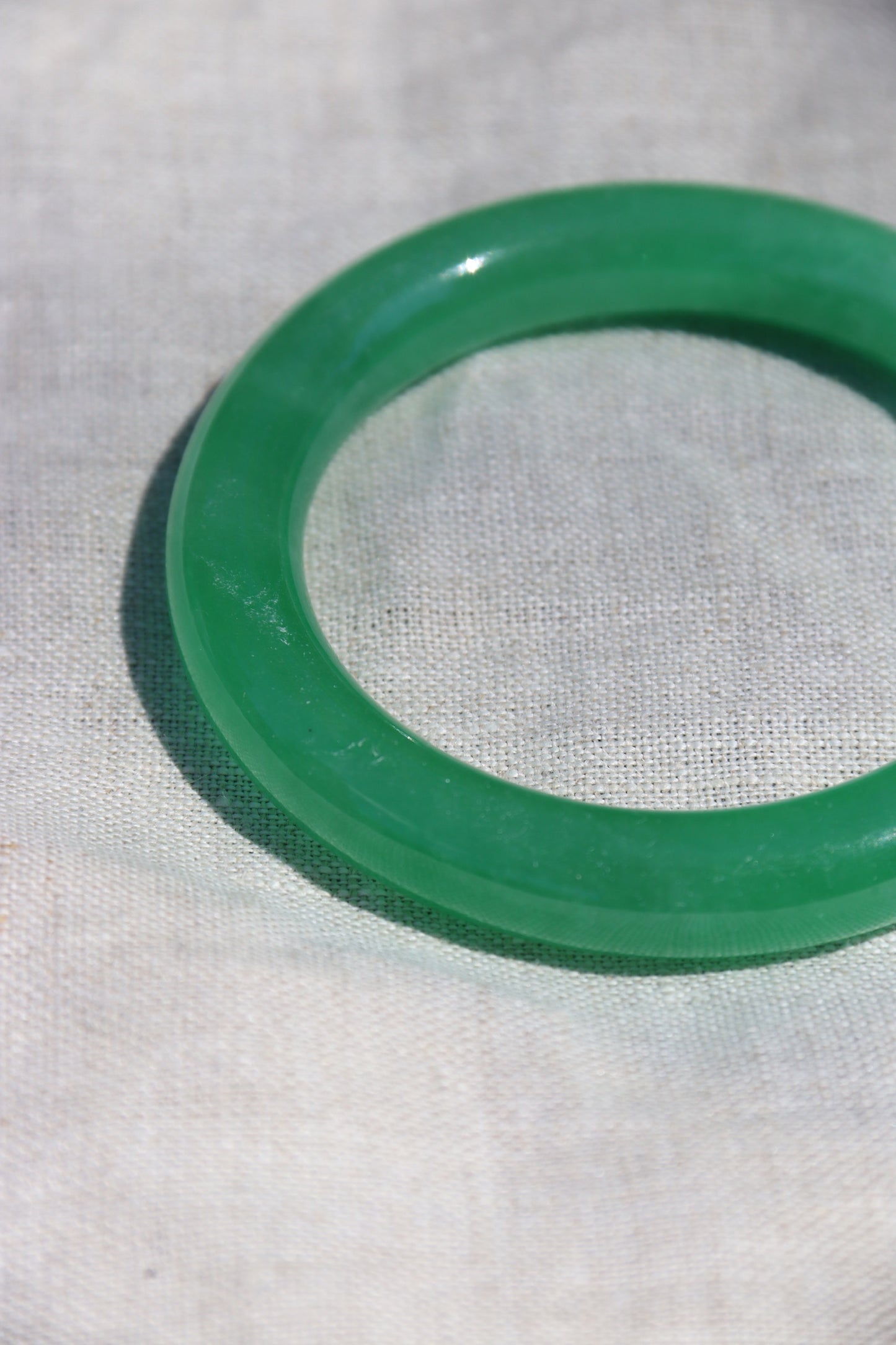 Jadeite Hololith Bangles