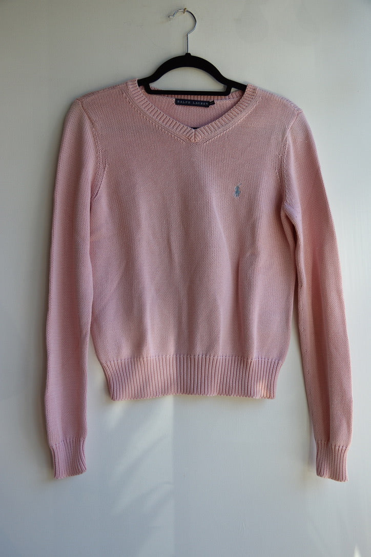 Ralph Lauren Pink Cotton Sweater