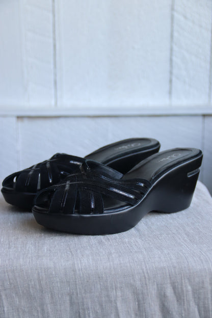 Cole Haan Black Heeled Sandals