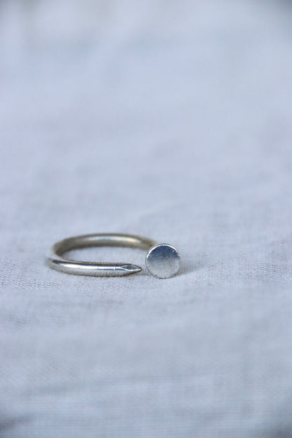 Sterling Silver Nail Keychain