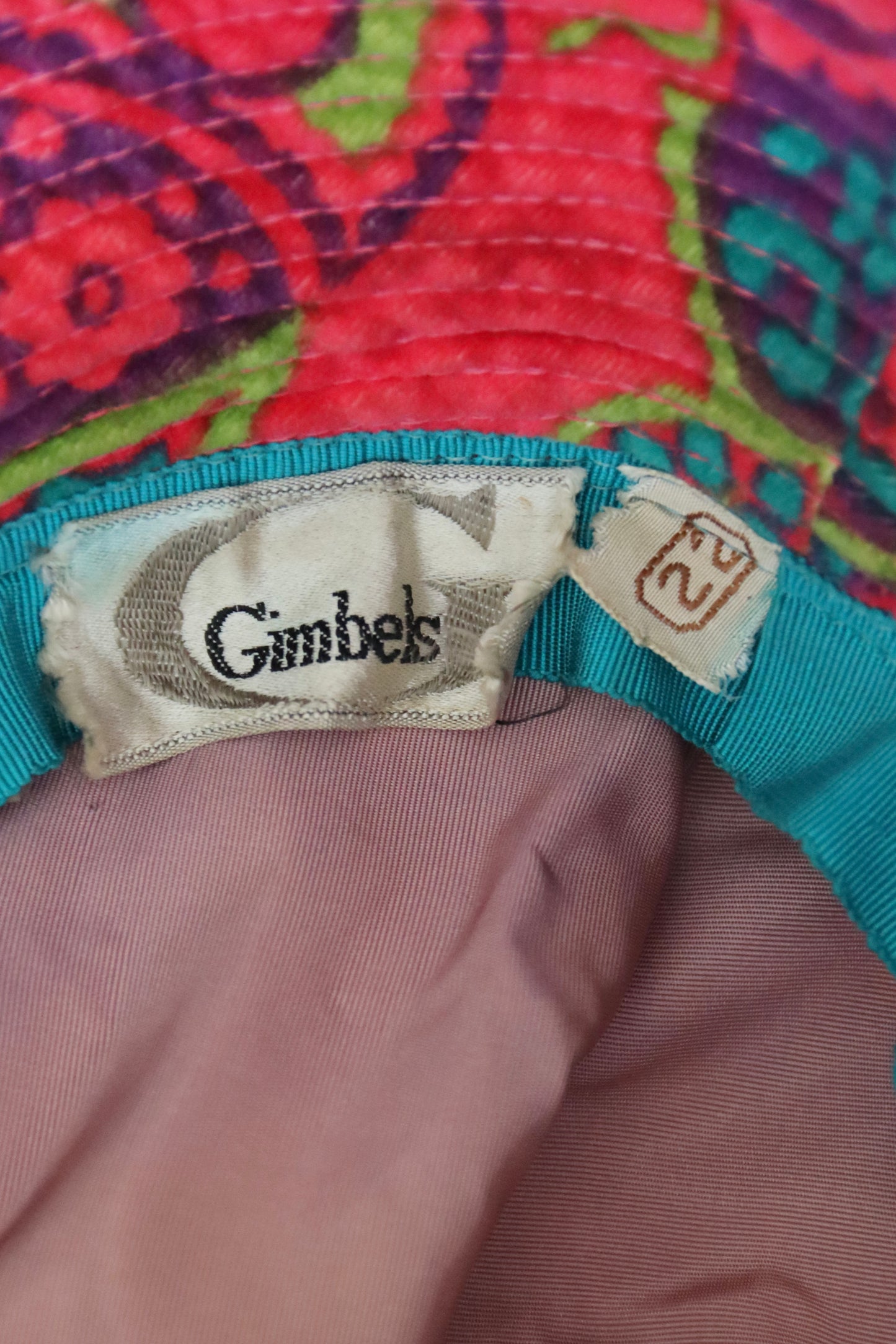 Vintage Gimbels bucket hat