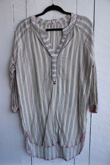 Sundry Black and White Tunic