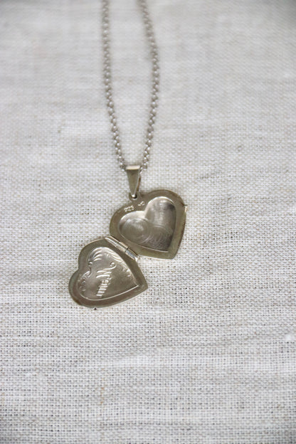Sterling Silver "Mom" Locket Pendant