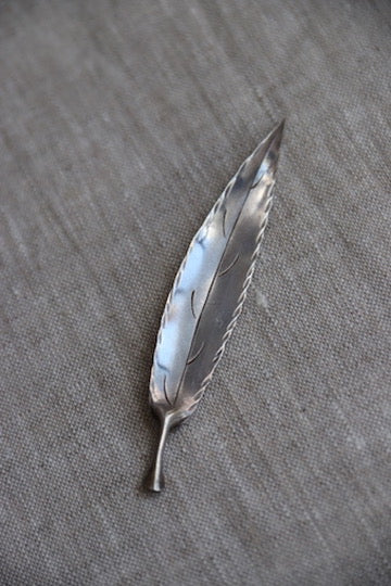 Sterling Silver Feather Pin