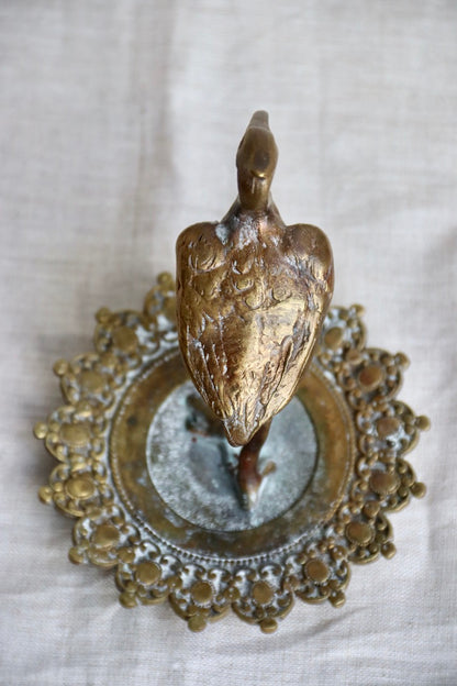 Brass Bird Ring Dish