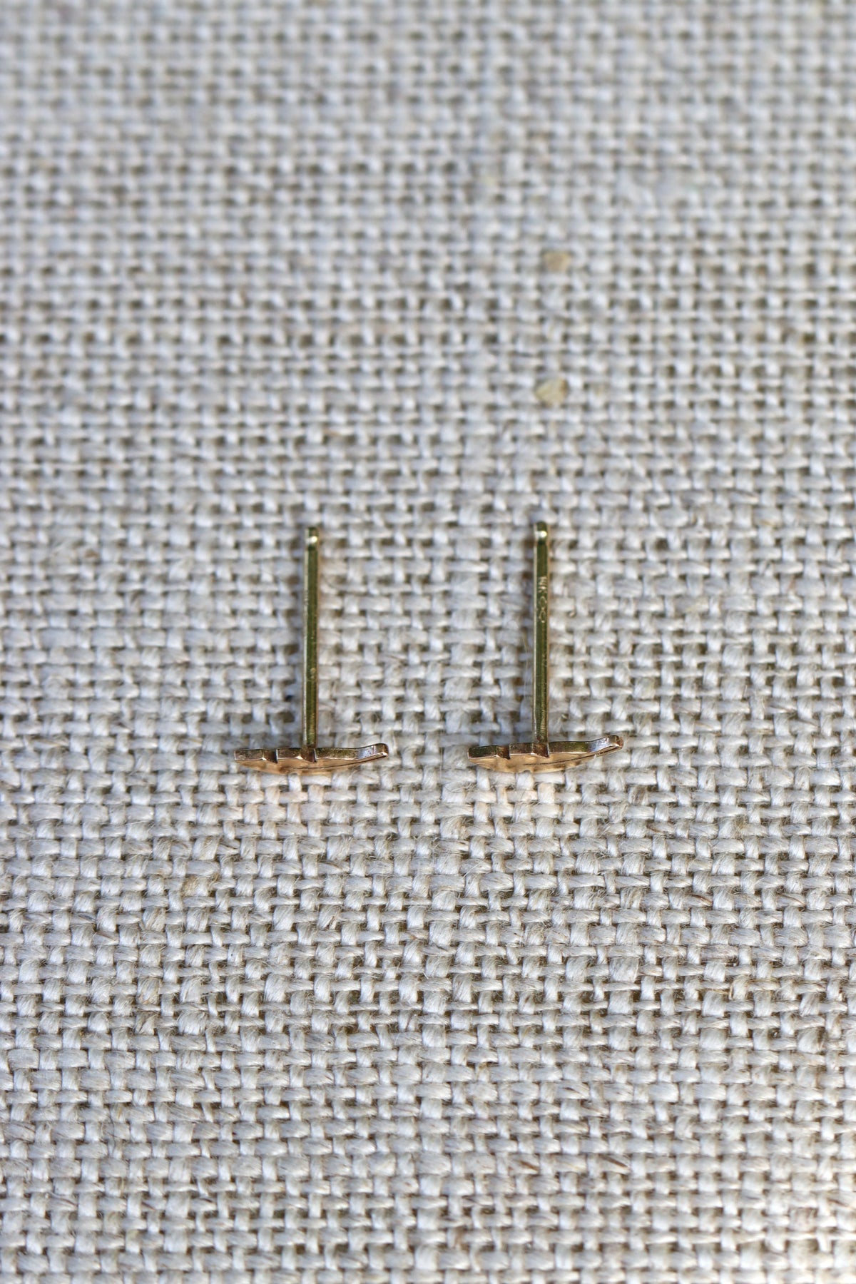 Zoe Chicco 14k Itty Bitty Feather Studs