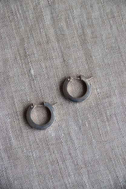 Sterling Silver Round Hoops