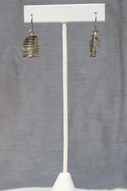 Jill Platner Shake Sterling Silver Earrings