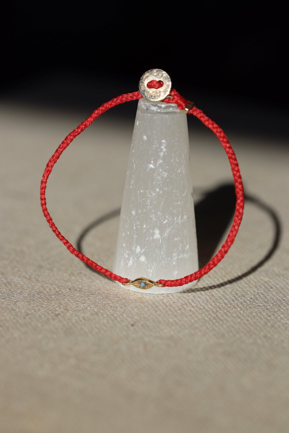 Scosha Scarlet Tiny Evil Eye Bracelet
