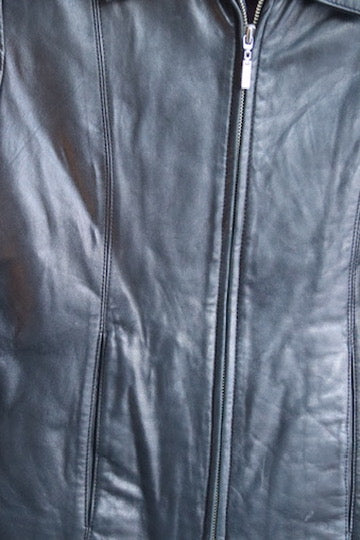 Adler Collection Black Leather Coat