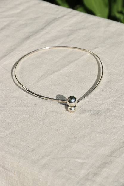 Sterling Silver Bypass Necklace