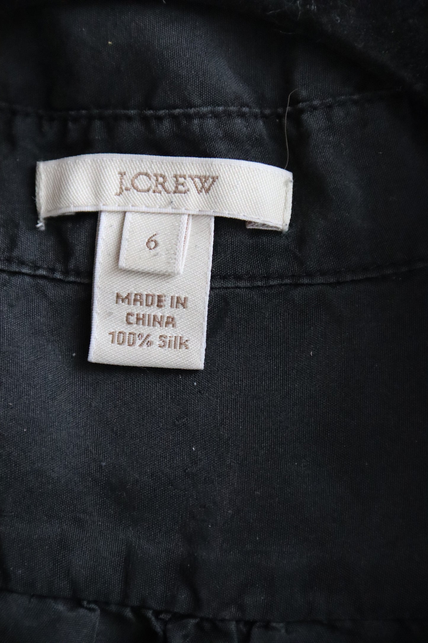 J. Crew Silk Top