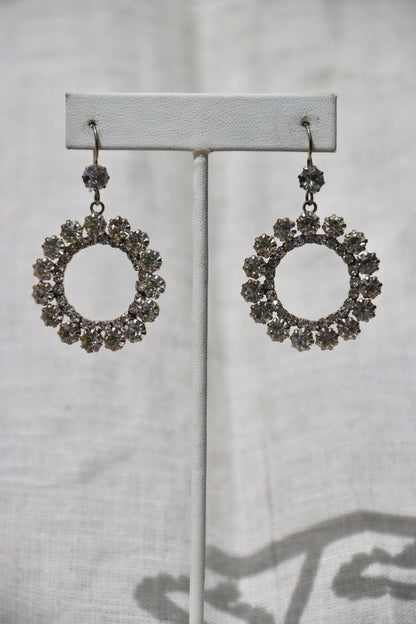 Vintage Rhinestone Earrings