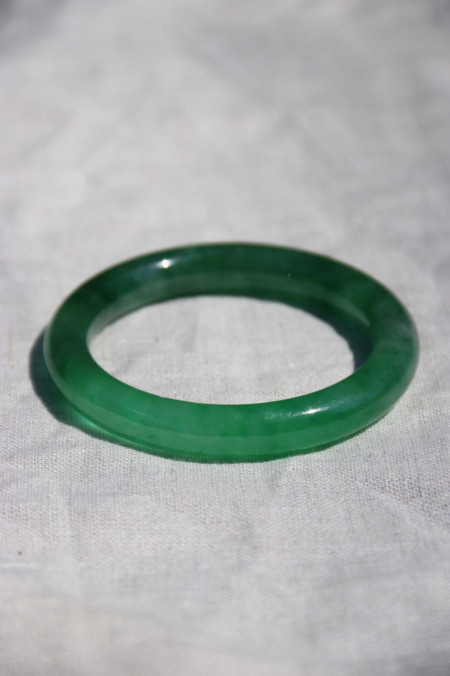 Jadeite Hololith Bangles