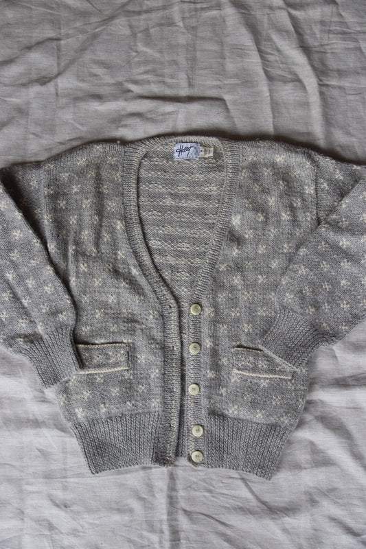 Vintage Hallet Grey Wool Sweater