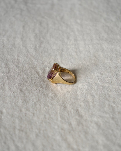 10K Ametrine Asymmetrical Ring