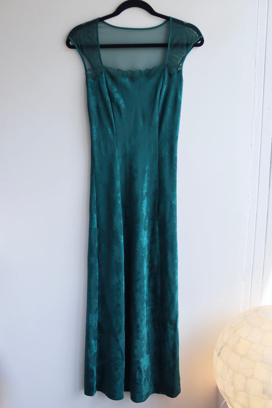 Vintage Victoria's Secret Gold Label Green Dress