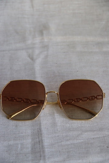 Louis Vuitton Gold Sunglasses