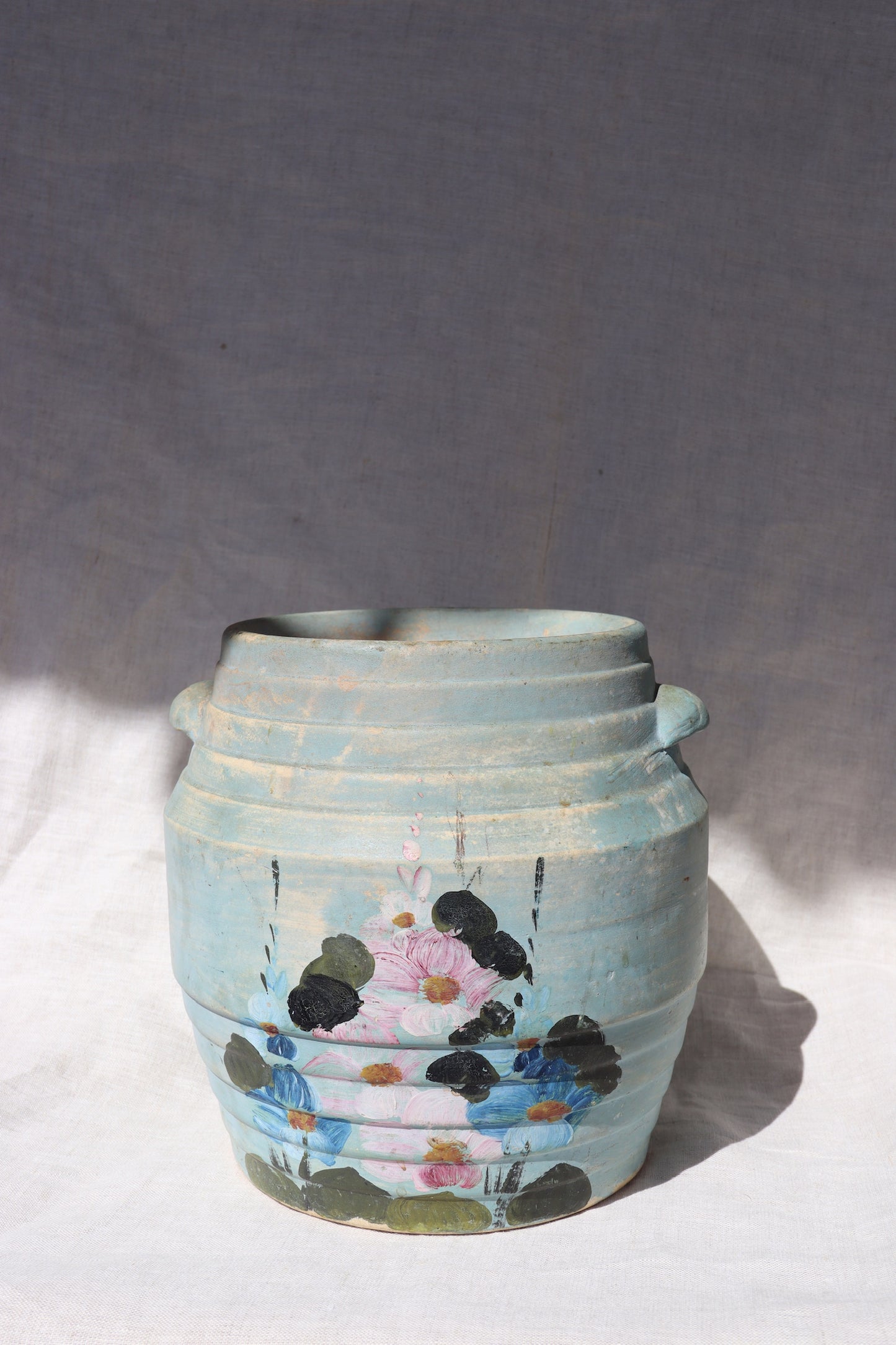 Hand Painted Ceramic Flower Pot