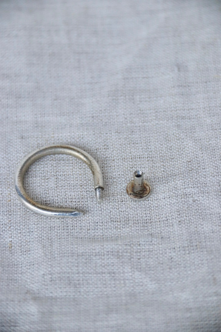 Sterling Silver Nail Keychain