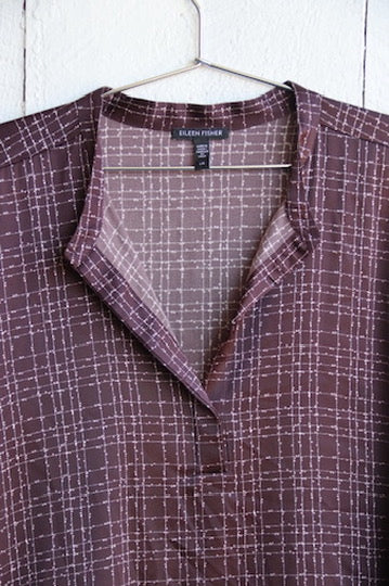 Eileen Fisher Purple Dress