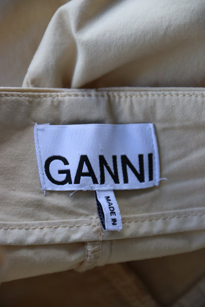 Ganni Tan Shorts