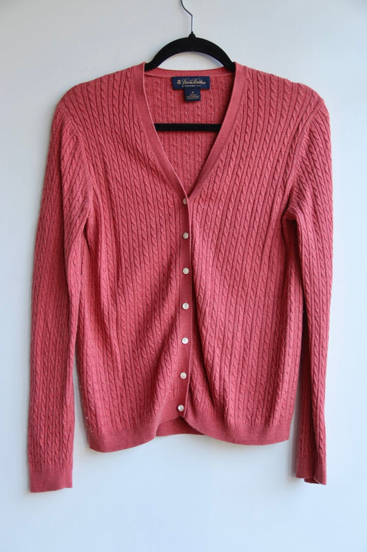 Brooks Brothers Pink Silk Cashmere Sweater