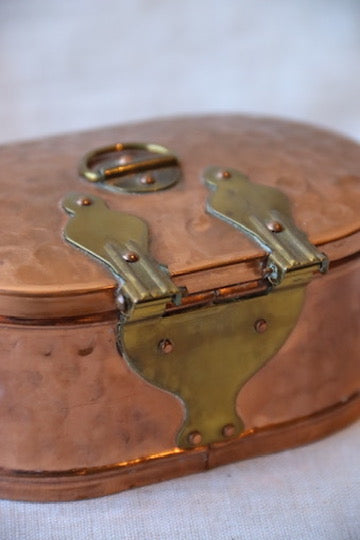 Vintage Copper and Brass Box