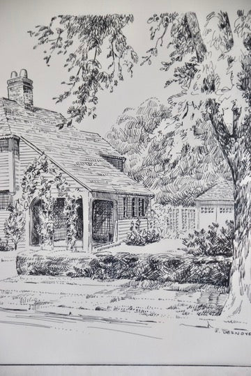 Vintage Sketch Print
